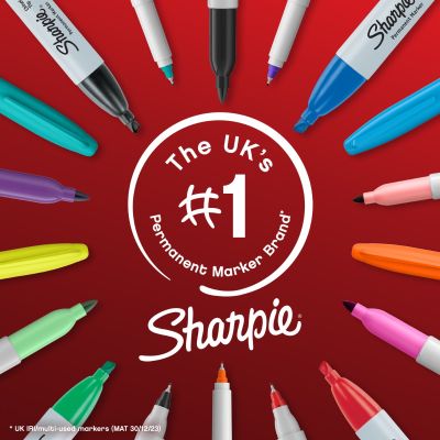 Комплект перманентни маркери Sharpie Mini, 3 цвята