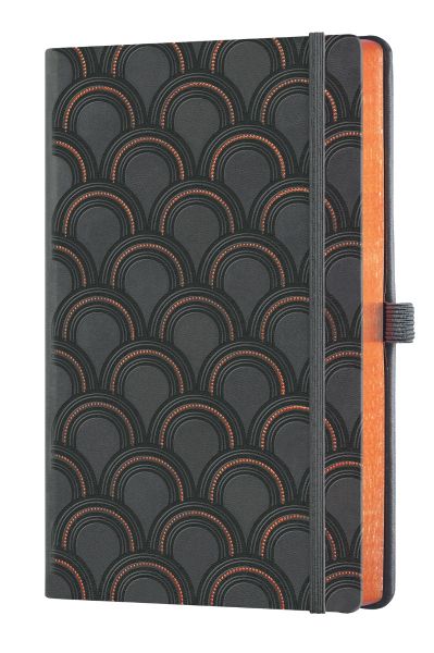 Бележник Castelli C&G, 9x14cm, б.л,Art Deco Copper