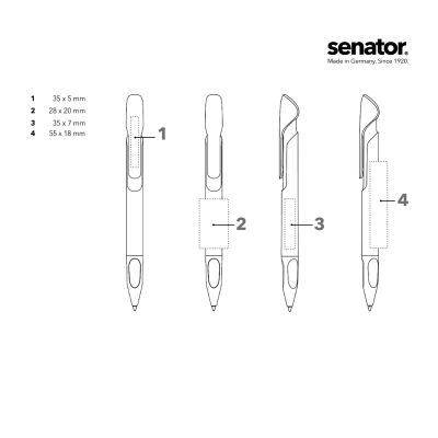 Химикалка Senator Evoxx Polished 3273, жълт