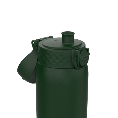 Бутилка за вода Ion8 SE, метална, 400ml, Dark Green