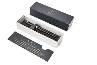 Писалка Parker Royal Urban Muted Black CT, M, с кутия