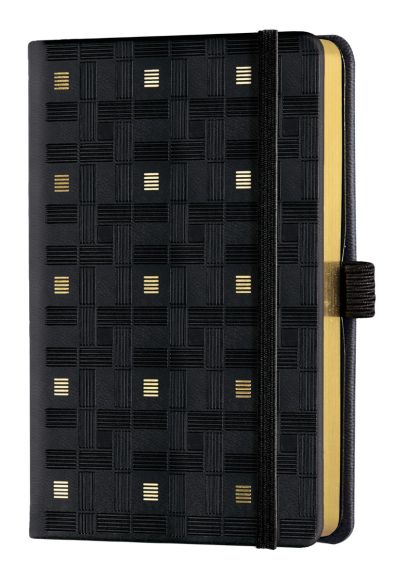 Бележник Castelli C&G, 9x14cm, лин, Weaving Gold