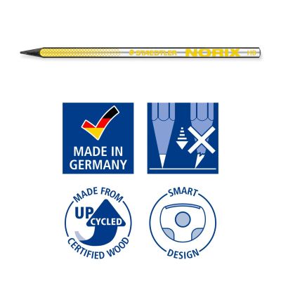 Молив Staedtler Norix 181 HB, 3 броя