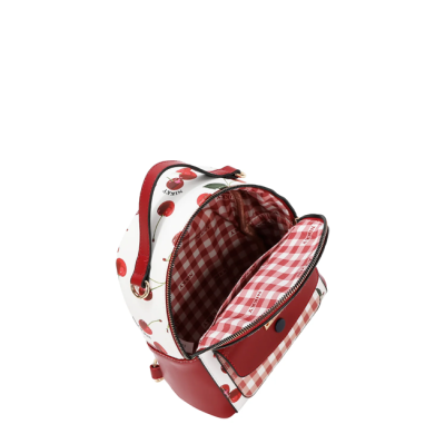 Комплект Nikky, 2 раници и портфейл, Charry Lips white
