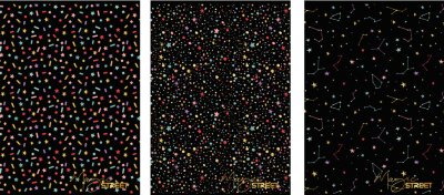 Тетрадка с телчета А5, 60л, широки редове, БГ, Black&Gold