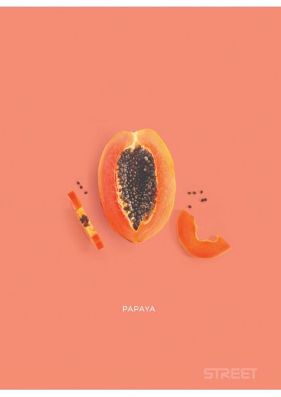 Тетрадка Street, А4, квадратчета, 54л, Fruit