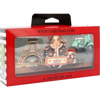 Портфейл Nikky, 19x10x4 cm, Eiffel dreams