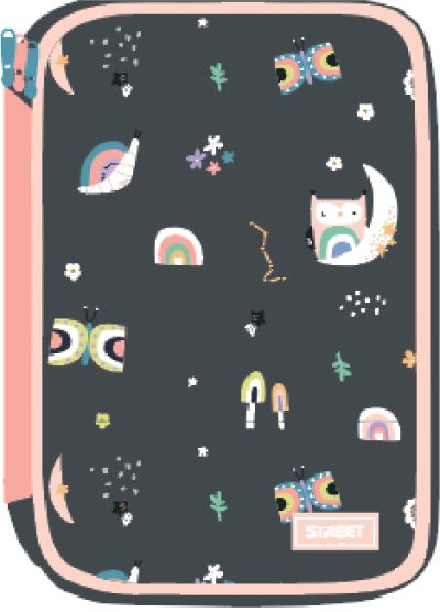 Несесер Street Garden, 2 ципа, празен, 21x13x5cm