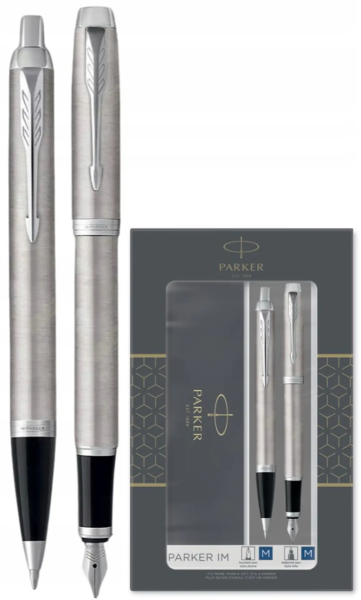 Комплект Parker IM Stainless Steel CT, химикалка и писалка