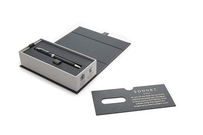 Химикалка Parker Royal Sonnet Matte Black, ct tb