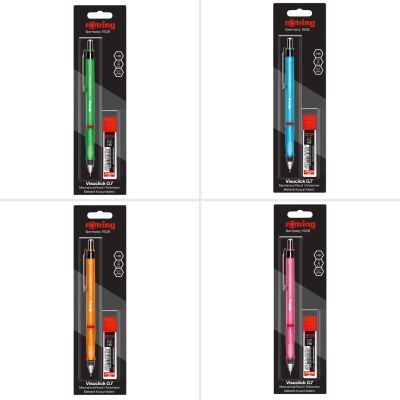 Комплект Rotring Visuclick автоматичен молив, гума, графит, син 0,5