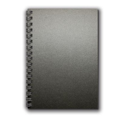 Бележник Gray А5, със спирала, 200 стр., графит