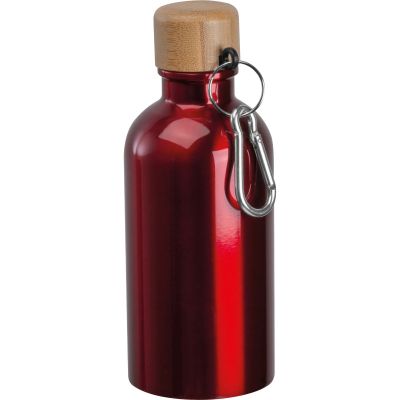 Метална бутилка за вода, 750ml, червена