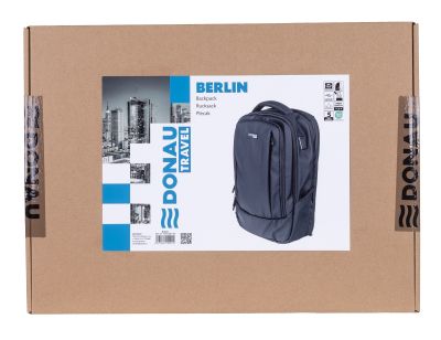 Раница за лаптоп 15,6" Donau Travel Berlin, черна