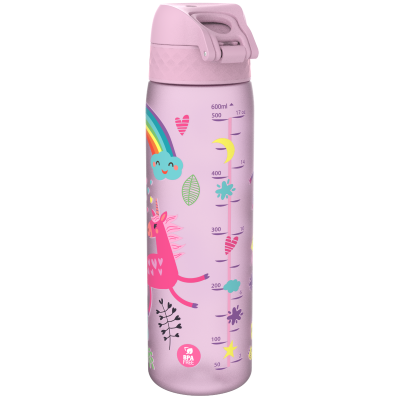 Бутилка за вода Ion8 Print, Recyclon, 500ml, еднорози