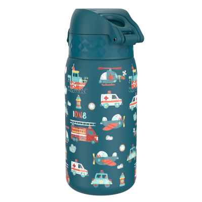 Бутилка за вода Ion8 Print, метална, 400ml, ПРЕВОЗНИ СРЕДСТВА