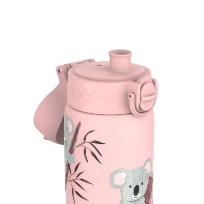 Бутилка за вода Ion8 Print, метална, 600ml, КОАЛА