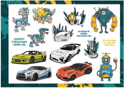 Книжка за оцветяване Creative, А4, 31 стр., Cars