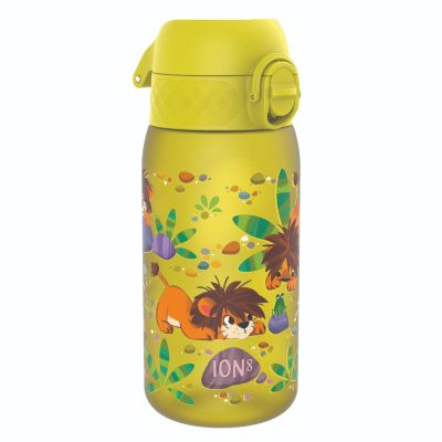 Бутилка за вода Ion8 Print, метална, 400ml, ЛЪВЧЕТА