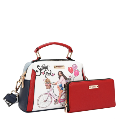 Комплект Nikky, 2 чанти и портфейл, Sweet Girl