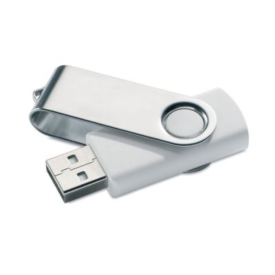 USB памет, 8GB, бяла