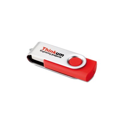 USB памет, 4GB, червена