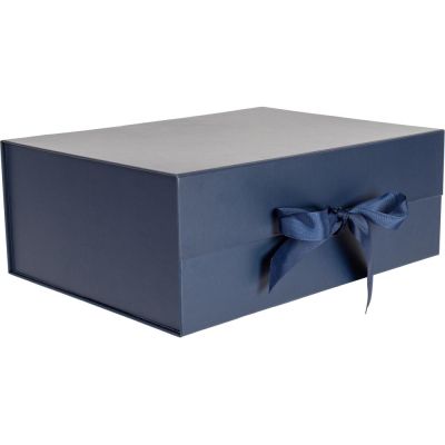 Подаръчна кутия 33x25x12,5 cm, синя