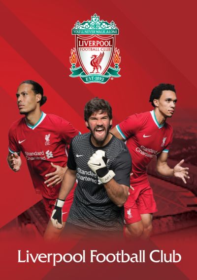Тетрадка FC Liverpool, А4, широки редове, 54л