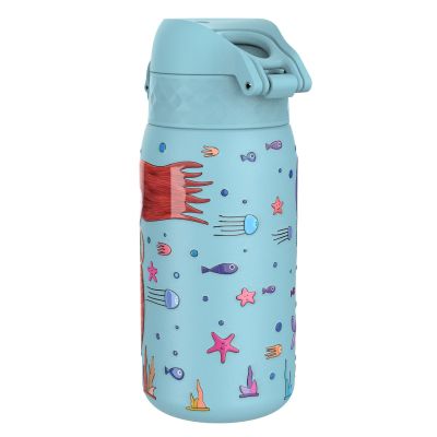 Бутилка за вода Ion8 Print, метална, 400ml, РУСАЛКИ