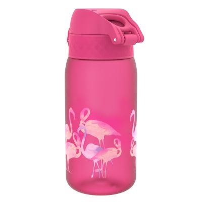 Бутилка за вода Ion8 Print, Recyclon, 350 ml, фламинго