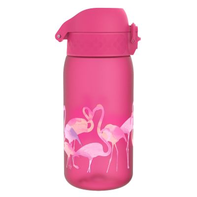 Бутилка за вода Ion8 Print, Recyclon, 350 ml, фламинго