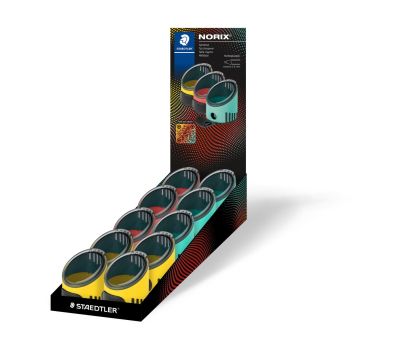 Острилка Staedtler Norix 516 с контейнер, асорти