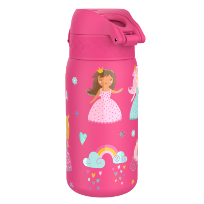 Бут. за вода Ion8 Print, метална, 400ml, Princess