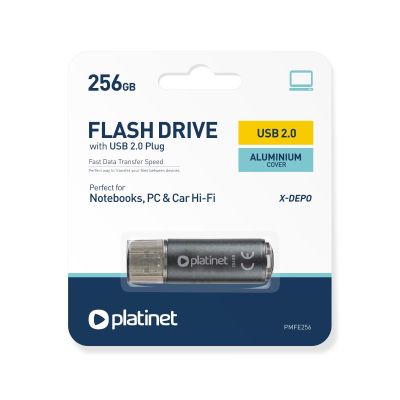 Преносима памет Platinet X-Depo USB 2.0, 256 GB