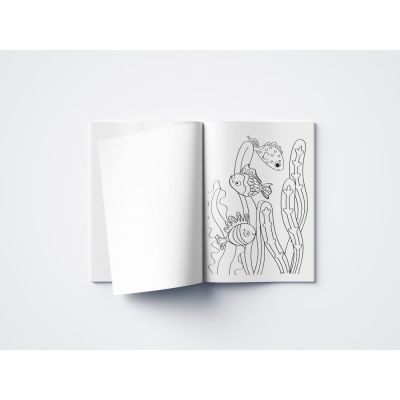 Книжка за оцветяване Creative Children, 40 стр., Sea