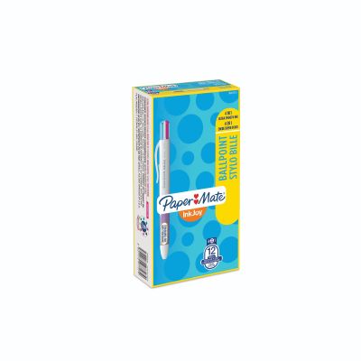 Химикалка Papermate InkJoy Quatro четирицветна, свежи цветове