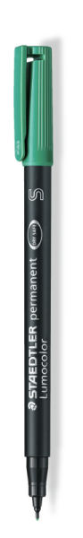 Маркер Staedtler Lumocolor 313 OHP S, зелен