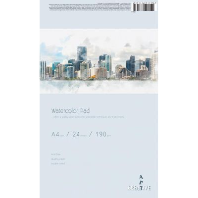 Скицник Watercolor Pad А4, 190 g, 24 листа