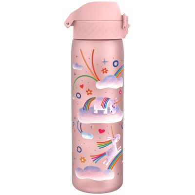 Бутилка за вода Ion8 Print, Recyclon, 500 ml, еднорози 2
