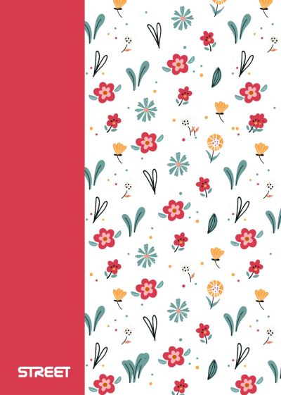 Тетрадка с телчета А4, 60л, PP, широки редове, БГ, Blossom