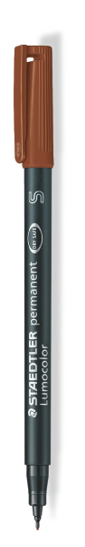 Маркер Staedtler Lumocolor 313 OHP S, кафяв