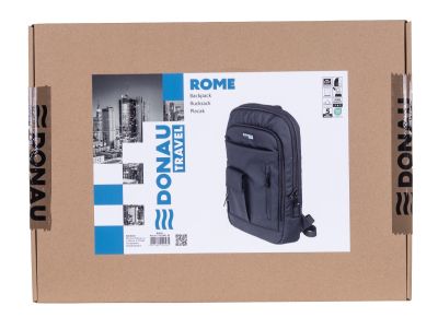 Раница за лаптоп 13,3" Donau Travel Rome, черна