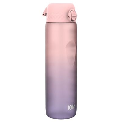 Бутилка за вода Ion8 Motivator, рециклирана пластмаса,1000ml, Peri/Rose