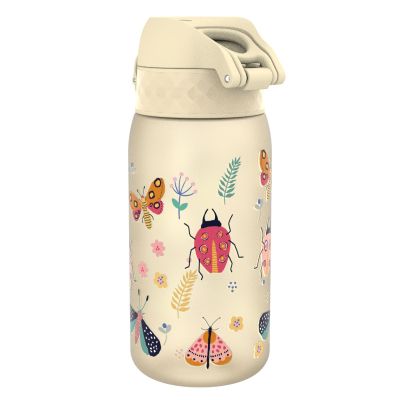 Бутилка за вода Ion8 Print, рециклирана пластмаса, 350ml, НАСЕКОМИ