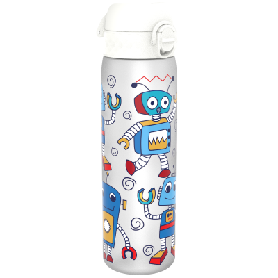 Бутилка  за вода Ion8 Print,рециклирана пластмаса,500ml, Robots