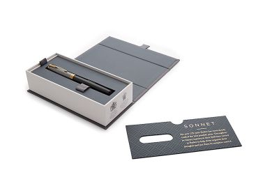 Писалка Parker Royal Sonnet Premium, черен/метал f