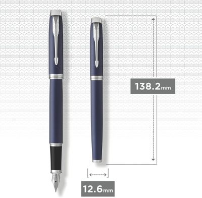Писалка Parker Royal IM Matte Blue CT, M, без кутия