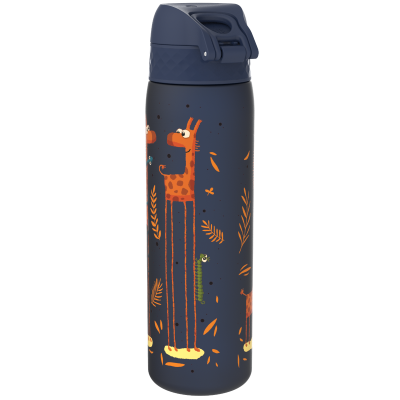 Бутилка  за вода Ion8 Print, рециклирана пластмаса,500ml, Giraffes