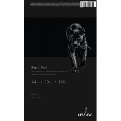 Скицник Black Pad А4, 120 g, 20 листа