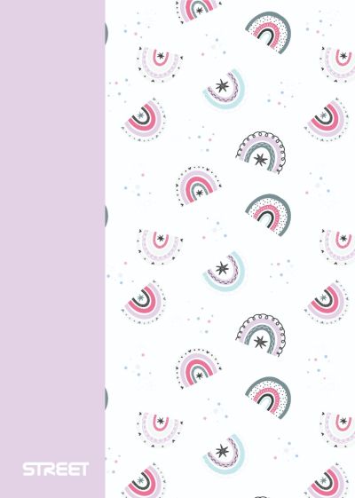 Тетрадка с телчета А5, 60л, PP, ШР, БГ, Blossom